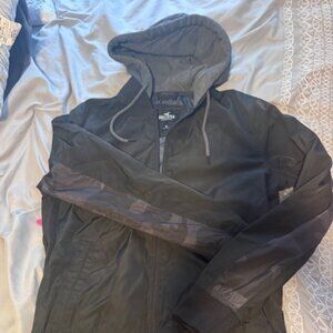 Men's Hollister Light Jacket Medium Barley Worn EXC Condition